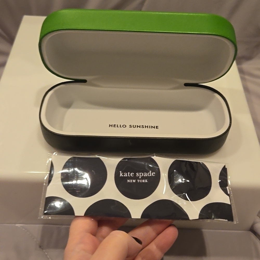Kate Spade Sunglasses Maryam gray metal and plastic frame brand new in case - Picture 12 of 14